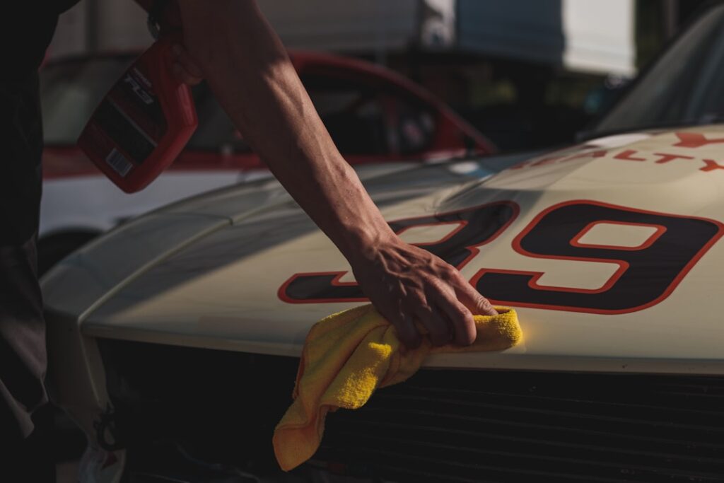 Photo Vintage race cars